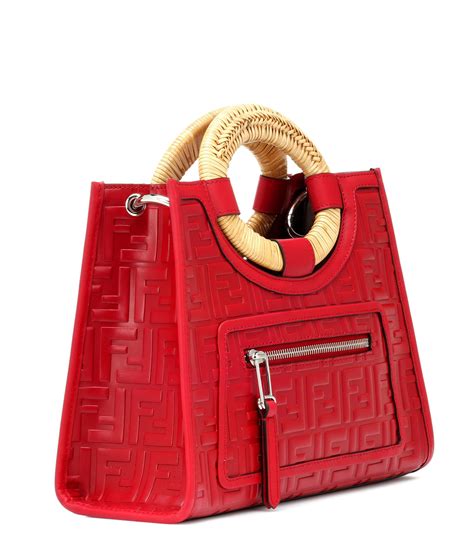 fendi red runaway bag